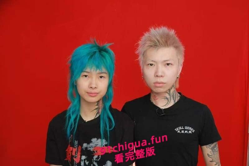 热搜的杀马特新婚夫妇【唐康】【刘雨洁】闪婚闪离，跳起来领证的快感就像高潮，满足广大网友的吃瓜！-1